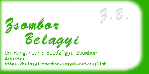 zsombor belagyi business card